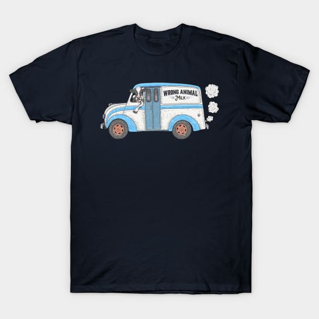 Milk Truck Wrong Animal T-Shirt by Wrong Animal